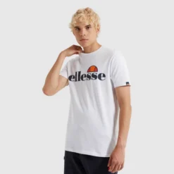 Ellesse Men's SL Prado T-Shirt White -Ellesse 13183582 9054895135795754