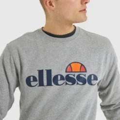 Ellesse Men's SL Succiso Sweatshirt Grey Marl -Ellesse 13183659 1524895135986584
