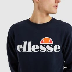 Ellesse Men's SL Succiso Sweatshirt Navy -Ellesse 13183673 1224895135964189