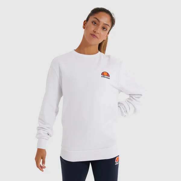 Ellesse Women's Haverford Sweatshirt White 3 Ellesse Women's Haverford Sweatshirt White