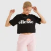 Ellesse Women's Alberta Cropped T-Shirt Black 2 Ellesse Women's Alberta Cropped T-Shirt Black -Ellesse 13183799 3314893798578424