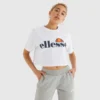 Ellesse Women's Alberta Cropped T-Shirt White -Ellesse 13183813 1344893798629985