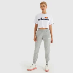 Ellesse Women's Alberta Cropped T-Shirt White -Ellesse 13183813 7194893798656136