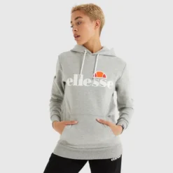 Ellesse Women's Torices OH Hoody Grey Marl