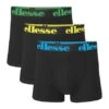 Ellesse Men's Hali 3Pk Trunks Black -Ellesse 13184053 2034897248434403