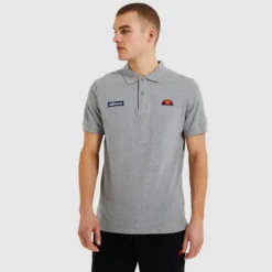 Ellesse Men's Montura Polo Shirt Grey Marl