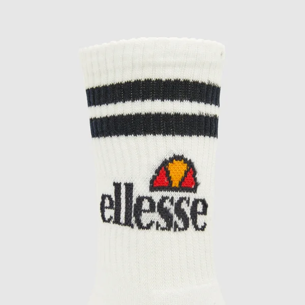 Ellesse Pullo 3Pk Socks White 5 Ellesse Pullo 3Pk Socks White - Image 3