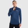 Ellesse Men's Bovaro Zip Top Navy Marl