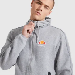 Ellesse Men's Ornari FZ Hoody Grey Marl -Ellesse 13184341 2094895132833308