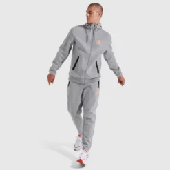 Ellesse Men's Ornari FZ Hoody Grey Marl -Ellesse 13184341 6994895132718957