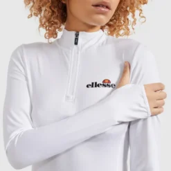 Ellesse Women's Sofira 1/4 Zip Top White -Ellesse 13184483 2254895133665556