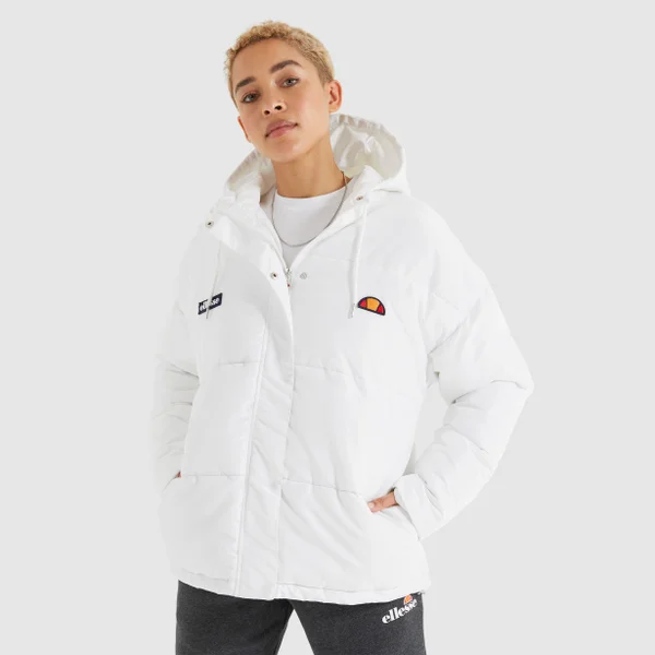 Ellesse Women's Pejo Padded Jacket White 3 Ellesse Women's Pejo Padded Jacket White