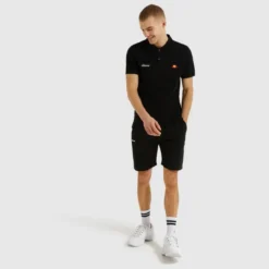 Ellesse Men's Montura Polo Shirt Black -Ellesse 13255520 1424895455078023