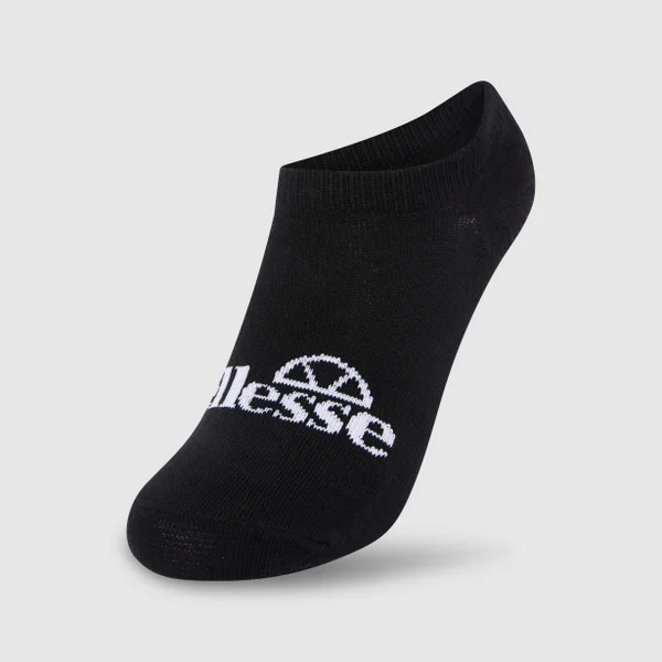 Ellesse Frimo 3 Pack No Show Socks Black 3 Ellesse Frimo 3 Pack No Show Socks Black