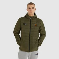 Ellesse Men's Lombardy Jacket Khaki