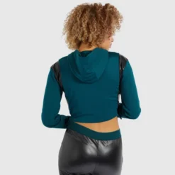 Ellesse Women's Fioci Crop Hoody Teal -Ellesse 13300594 1474910187160887