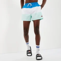 Ellesse Men's Vespore Swim Short Blue/Light Blue/Off White -Ellesse 13912663 1125032507442631