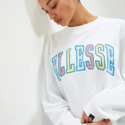 Ellesse Unisex Parsol Sweatshirt White -Ellesse 13915738 2135032513160994