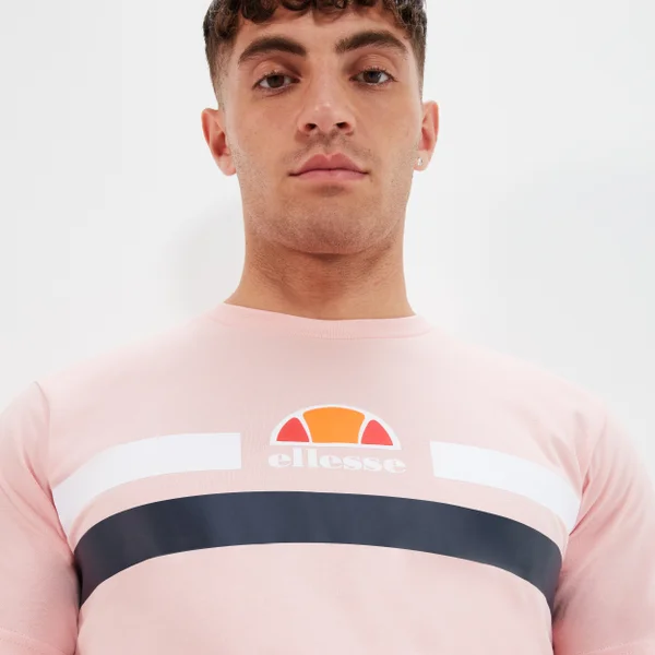 Ellesse Men's Aprel Tee Light Pink 5 Ellesse Men's Aprel Tee Light Pink - Image 3