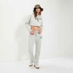 Ellesse Women's Canleo Crop Sweatshirt Light Grey Marl 11 Ellesse Women's Canleo Crop Sweatshirt Light Grey Marl -Ellesse 13916219 1455032511866656