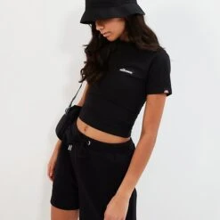 Ellesse Women's Chelu Crop T-Shirt Black