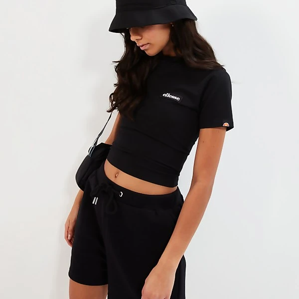 Ellesse Women's Chelu Crop T-Shirt Black 3 Ellesse Women's Chelu Crop T-Shirt Black