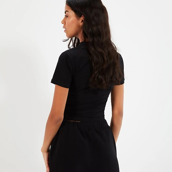Ellesse Women's Chelu Crop T-Shirt Black 6 Ellesse Women's Chelu Crop T-Shirt Black - Image 4