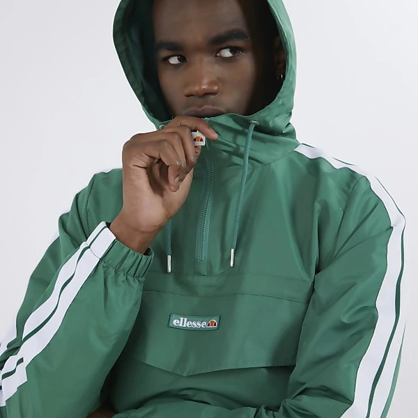 Ellesse Men's Blair Overhead Jacket Green 6 Ellesse Men's Blair Overhead Jacket Green - Image 4