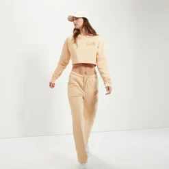 Ellesse Women's Canleo Crop Sweatshirt Light Brown -Ellesse 13916644 2105032511901468