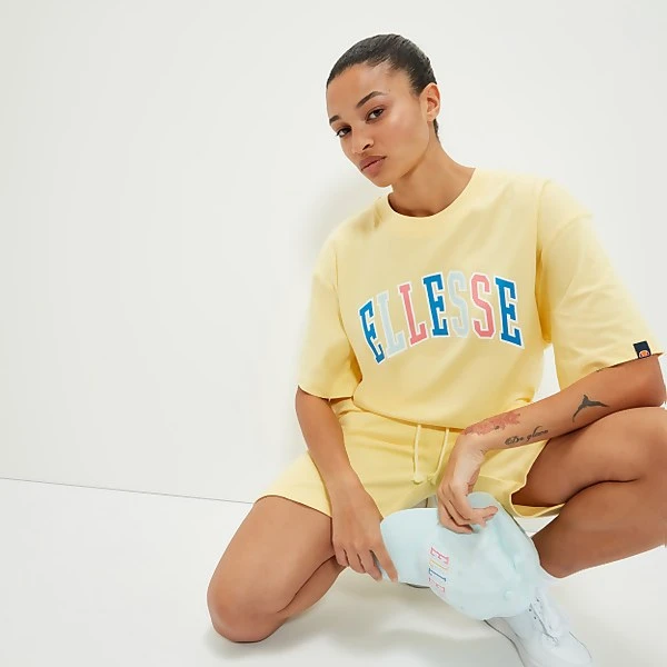 Ellesse Unisex Calipsi Tee Light Yellow 4 Ellesse Unisex Calipsi Tee Light Yellow - Image 2
