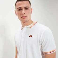Ellesse Men's Rooks Polo Shirt White -Ellesse 13916885 1145032510053117