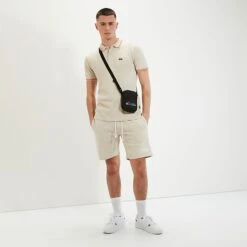 Ellesse Men's Rooks Polo Shirt Beige -Ellesse 13918425 9605047841499981