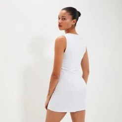 Ellesse Women's Ranaldi Dress White 10 Ellesse Women's Ranaldi Dress White -Ellesse 13967369 6125049115392405