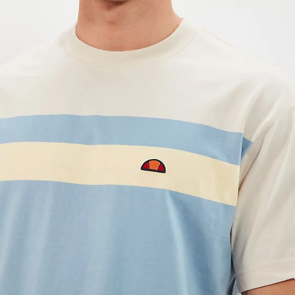 Ellesse Men's Junos Tee Beige/Blue 7 Ellesse Men's Junos Tee Beige/Blue - Image 5