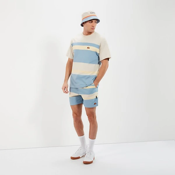 Ellesse Men's Junos Tee Beige/Blue 4 Ellesse Men's Junos Tee Beige/Blue - Image 2