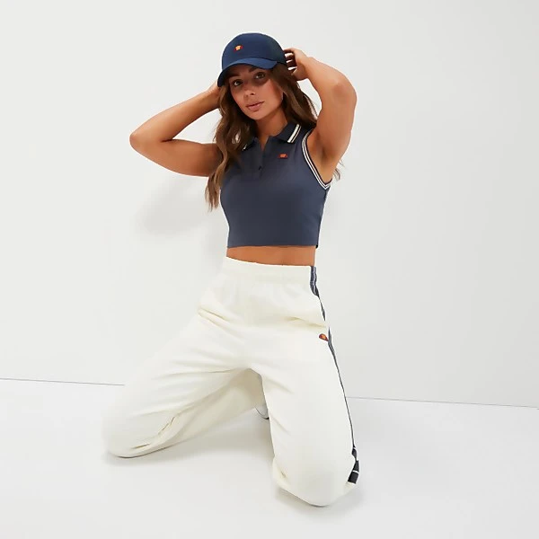 Ellesse Women's Villati Crop Vest Dark Blue 5 Ellesse Women's Villati Crop Vest Dark Blue - Image 3