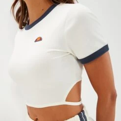 Ellesse Women's Chee Cropped T-Shirt Off White 9 Ellesse Women's Chee Cropped T-Shirt Off White -Ellesse 13968415 2085049115028295