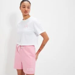 Ellesse Women's Beneventi Croppd T-Shirt White 10 Ellesse Women's Beneventi Croppd T-Shirt White -Ellesse 13968487 1125049115192449