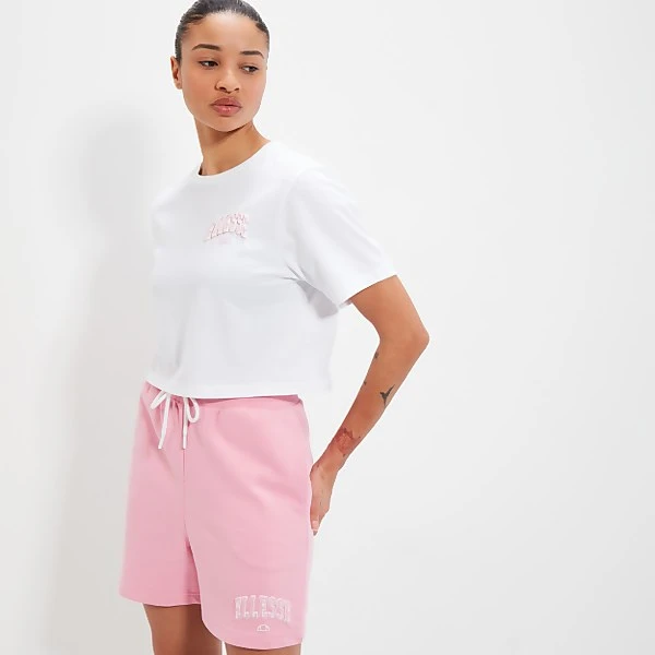 Ellesse Women's Beneventi Croppd T-Shirt White 6 Ellesse Women's Beneventi Croppd T-Shirt White - Image 4