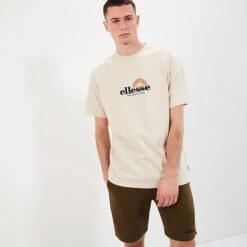 Ellesse Men's Aestas Tee Beige -Ellesse 13968681 1665049115452966