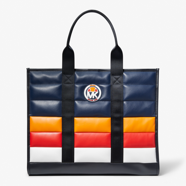 MK X Ellesse Structured Tote Bag Blue 3 MK X Ellesse Structured Tote Bag Blue