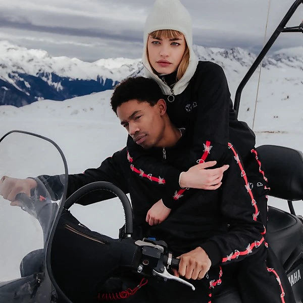 Men's Tomorrowland X Ellesse Track Pant Black 4 Men's Tomorrowland X Ellesse Track Pant Black - Image 2