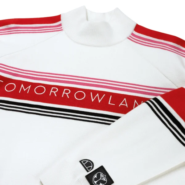 Women's Tomorrowland X Ellesse Knitted Sweatshirt White 8 Women's Tomorrowland X Ellesse Knitted Sweatshirt White - Image 6