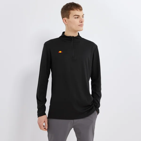 Ellesse Men's Rolbi 1/2 Zip Top Black 4 Ellesse Men's Rolbi 1/2 Zip Top Black - Image 2