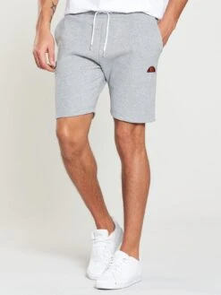 Ellesse Noli Fleece Shorts - Grey Marl