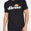 Ellesse Prado T-Shirt - Black 1 Ellesse Prado T-Shirt - Black -Ellesse NVUL7 SQ1 0000000004 BLACK MDf