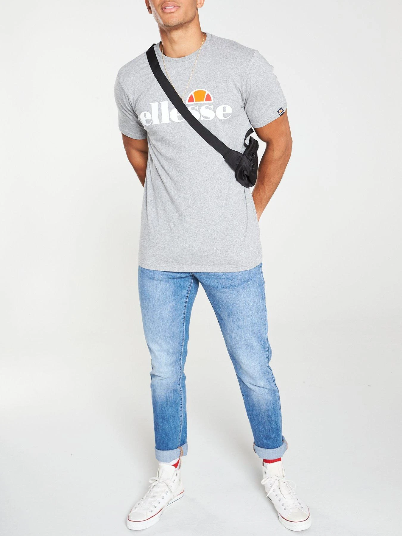 Ellesse Prado T-Shirt - Grey Marl 5 Ellesse Prado T-Shirt - Grey Marl - Image 3