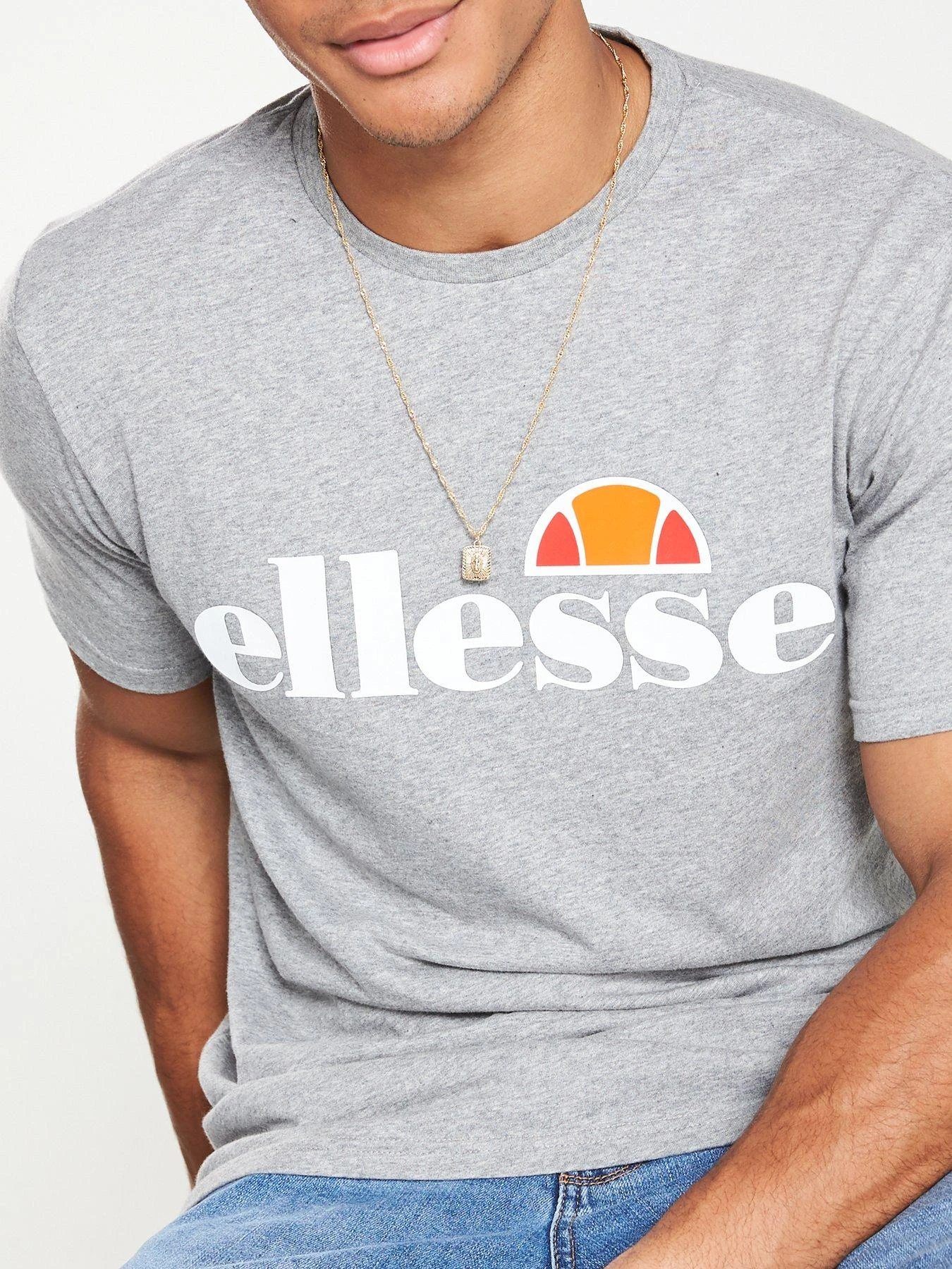 Ellesse Prado T-Shirt - Grey Marl 6 Ellesse Prado T-Shirt - Grey Marl - Image 4