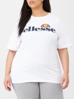Ellesse Albany Tee Shirt Plus - White 