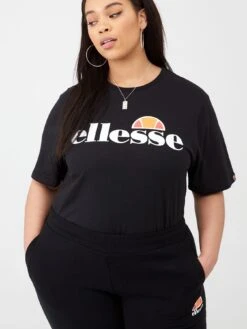 Ellesse Albany Tee Shirt Plus - Black 